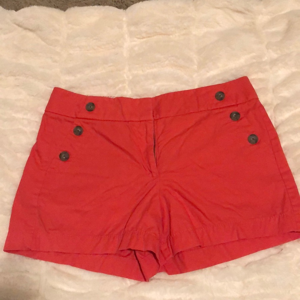 HP🎉 LOFT Coral Pink Riviera shorts, size 8